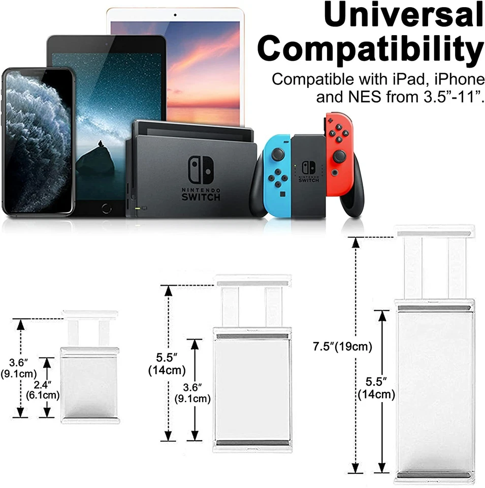 Aluminum Gooseneck Tablet Mobile Clamp Holder Bed Flexible Long Arm 360 Rotating - Image 4 of 4