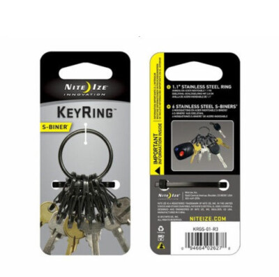 Nite Ize Schlüssel-Karabiner  Key Ring Schlüssel Bund Anhänger