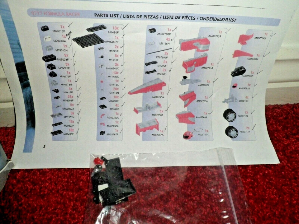 Rare, MEGA BLOKS PRO-BUILDER RACING SERIES FORMULA RACER, 9717, from 2003, 6+ - Image 4 of 4