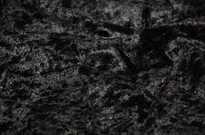 VELVET PANNE CRUSHED BACKDROP VELOUR STRETCH FABRIC 60" WIDE BLACK BY THE YARD