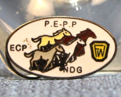 PEPP ECP NDG FW - WILD HORSES Lapel Pin, (1'' major diameter)