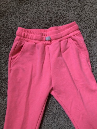 Zara Girls Kids Jogger Sweatpants Bottom Coral Peach Size 6 - Picture 3 of 10