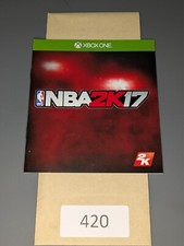 NBA 2K17 Microsoft Xbox One, 2016 MANUAL ONLY
