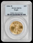 2006-W $25 Burnished Gold Eagle PCGS MS70