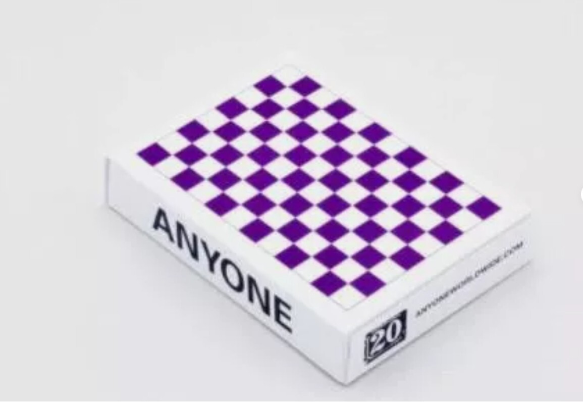 anyone playing cards purple 4種セット Anyone Purple Checkerboard Playing Cards | eBay