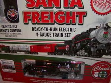 santa freight lines lionchief set