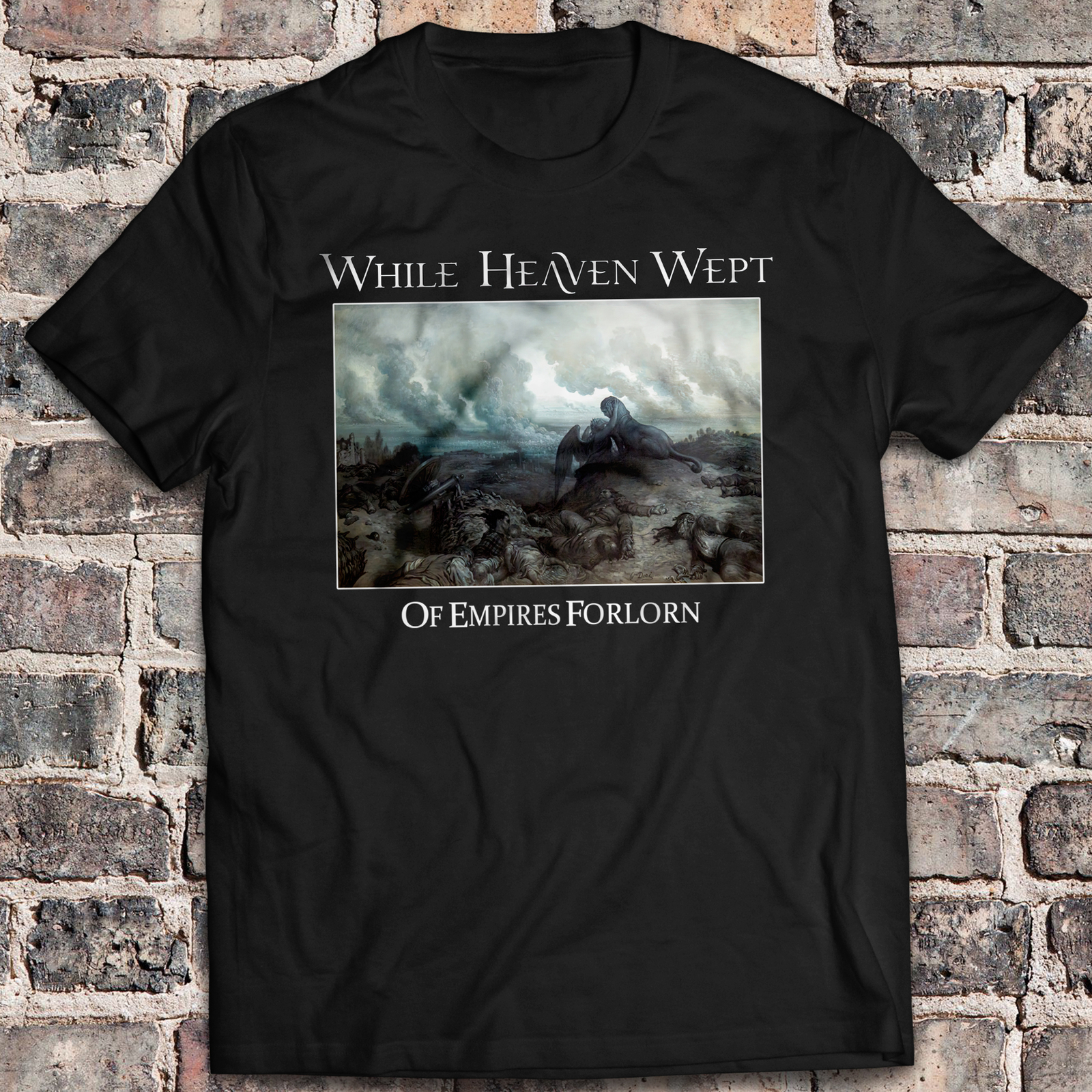 Retro Of Empires Forlorn While Heaven Wept Shirt Tom Phillips Rock Tee