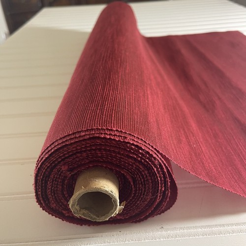 TELA DE SEDA, rojo-marrón 5 yardas x 22 pulgadas de ancho o 180 pulgadas x 22 de ancho - Imagen 2 de 11