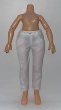 Rainbow High Color & Create Fashion Doll Outfit White Denim Jeans Long Pants