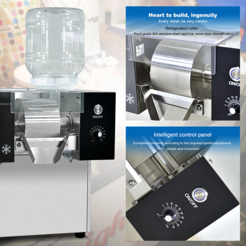 Kolice Korean Snowflake Ice Machine 374lbs/day Ice Shaver for Milktea Shop - Picture 3 of 13