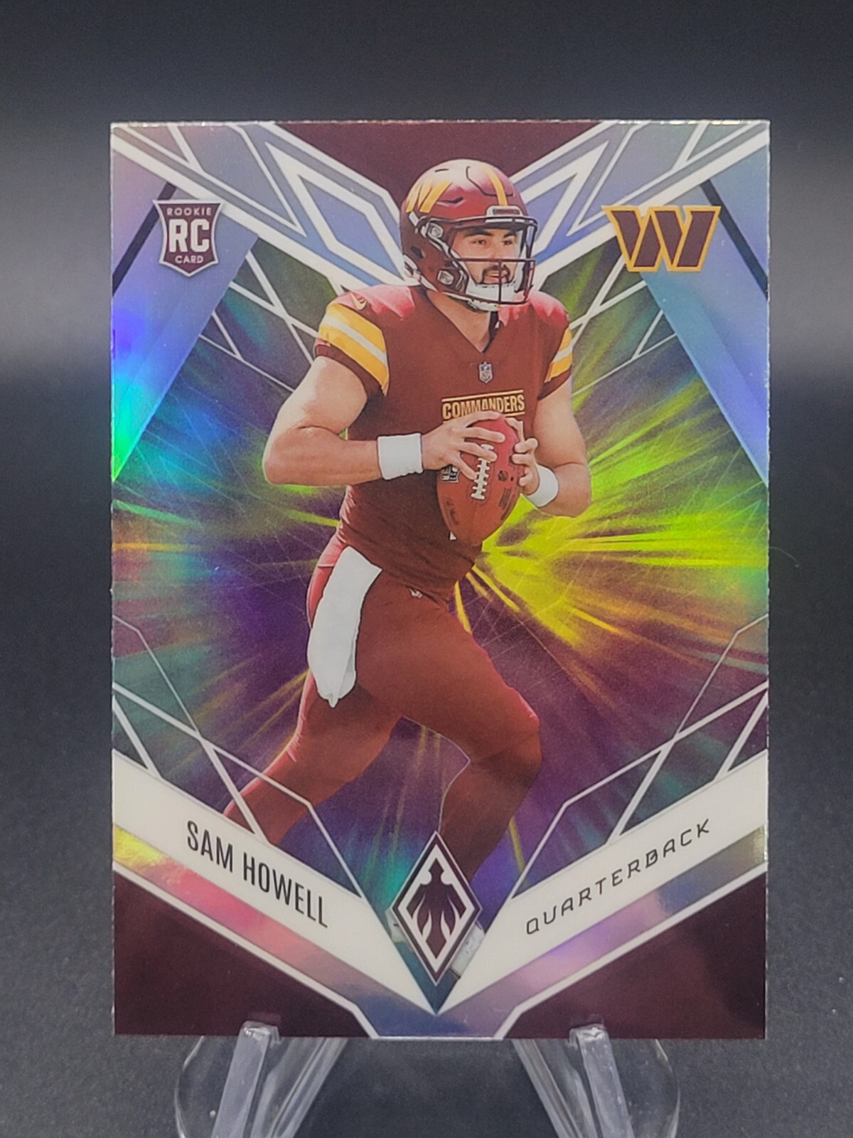 2022 Panini Phoenix Sam Howell Color Burst SP Rookie RC #105