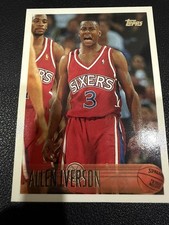 1996-97 Topps Allen Iverson Rookie Card #171 HOF. rookie card picture
