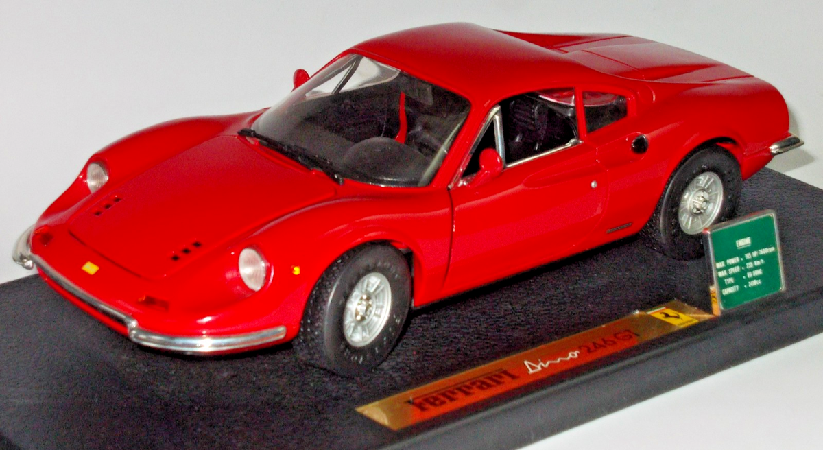 Ferrari Dino 246GT Anson 1/18 - Miniature Sans Boîte (Occasion, Collection)