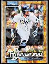 2026 Topps #326 Jonathan Aranda Gold Diamante Foil #/50