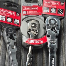 Craftsman Hand Tool Lot Of 3 Tools Brand New With Tags Ratchets 14 38 14 Craftsman Hand Tool Lot Of 3 Tools Brand New With Tags Ratchets 14 38 14