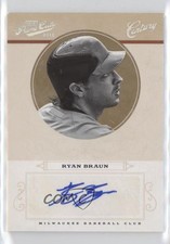 2012 Playoff Prime Cuts Century Silver Signatures 7/10 Ryan Braun #43 Auto q3x