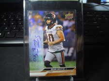 2024 cfl upper deck #40 Sean whyte Lions Autograph