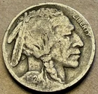 1924 D Buffalo Nickel 5C Coin United States