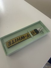 Off White Industrial Keychain Lanyard Yellow