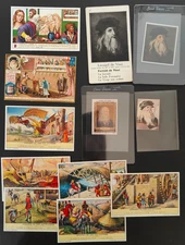 12 Leonardo Da Vinci Rare Trade Cards 1904-1950s Liebig Lavazza Nestle Eckstein