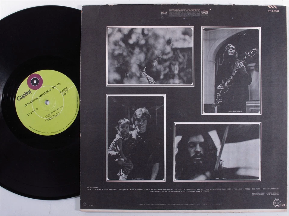 QUICKSILVER MESSENGER SERVICE Self Titled CAPITOL ST-8-2904 LP b - Image 2 of 2