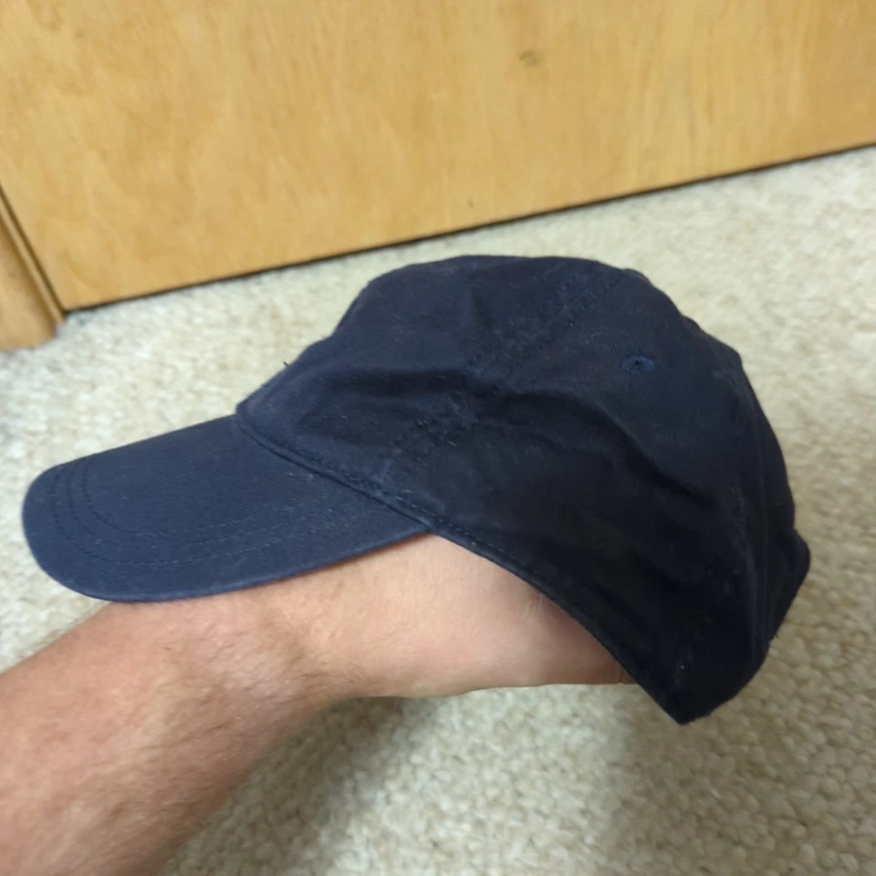 Helly Hanson Hat Mens OS Blue Strapback H Logo Adjustable Subtle Baseball Cap - Image 3 of 4