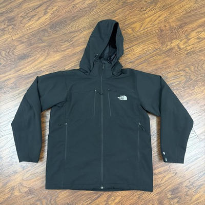 #ad The North Face Jacket Mens L Black Apex Elevation Primaloft Full Zip Hooded AUEY $38.98