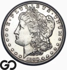 1890-S Morgan Silver Dollar Coin, Proof-Like Look, Choice Unc+