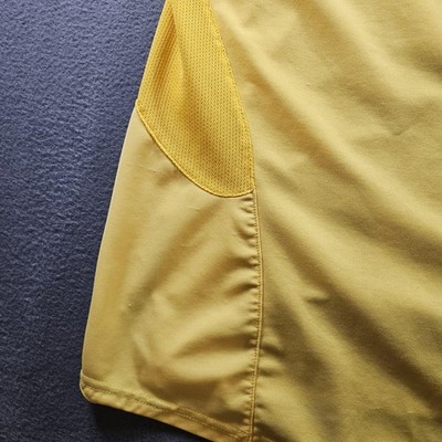 Arsenal Jersey Mens Large Yellow EPL Soccer Nike Dri-FIT O2
