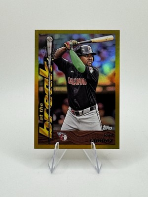 2024 Topps Archives - 1995 at the Break Jose Ramirez #95ATB-13 Gold Foil /50