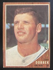 Dan Dobbek 1962 Topps Baseball Cincinnati Reds #267