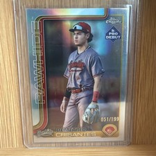 2025 Topps Pro Debut #PDC-126 Demetrio Crisantes Chrome Refractor /199