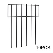 Rustproof Metal Garden Animal Barrier Fence, Decorative Border Panels