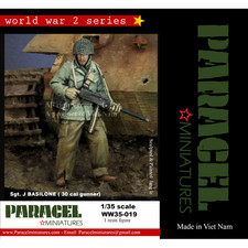 PARACEL MINIATURES 1:35 WWII SERIES SET WW35-019 US GI SGT J BASILONE 1 FIGURE 