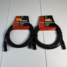 Hosa HMIC-015 Pro Microphone Cable - 15 foot 2 Pack Brand New
