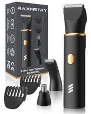 Manscape Body Hair Trimmer for Men-3 in 1 Electric Razor Groin Black
