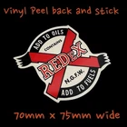 Redex Vinyl sticker Classic drum Jug Oil Pourer Vintage Can sign tin retro pump