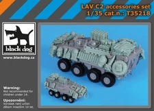 Black Dog 1/35 LAV C2 Stowage Accessories set for Trumpeter kits