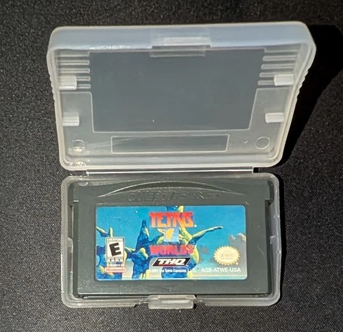 Tetris Worlds (Nintendo Game Boy Advance, 2001) GBA CARTRIDGE TESTED