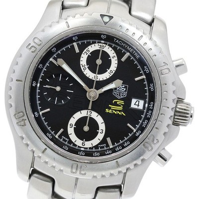 TAG HEUER Link Ayrton Senna CT5114 Chronograph black Dial Automatic Men's_887426