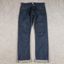 Indigofera Jeans 32x32 (31x34) Raw Indigo Selvedge Ray Winlock Slub Denim