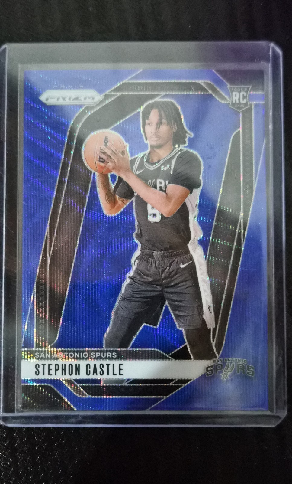 2024-25 Panini Prizm - Stephon Castle #234 Blue Wave Prizm /125 (RC)
