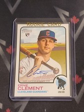 Ernie Clement Auto 2022 Topps Heritage Real One On Card Autograph ROA-EC