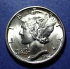 1944-S Mercury Dime  Ch. BU FSB