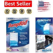 Lavender Vanilla Moisture Absorbers - 3 Pack, 16 oz for Musty Odor Elimination