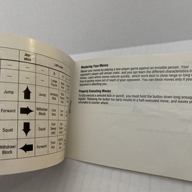 Nintendo NES Instruction Manual Karate Champ Data East Nes-Kc-Usa