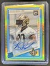2025 Panini Donruss Optic Devin Neal Rated Rookie Auto Neon Yellow Prizm #/99