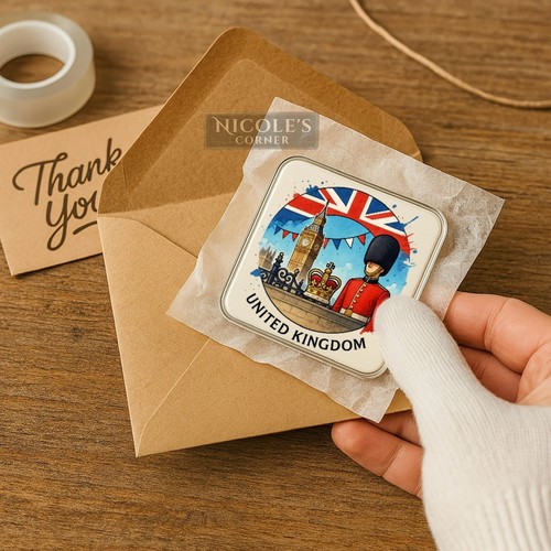 Ghana Imán Nevera | Recuerdo de Viaje Regalo Coleccionable - Imagen 5 de 5
