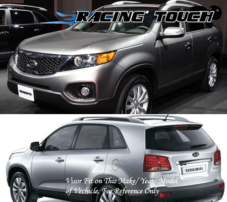 JDM Visors Deflector 4pcs Rain Guard For Kia Sorento 2011-2013 2014 2015 11-15 - Picture 7 of 7