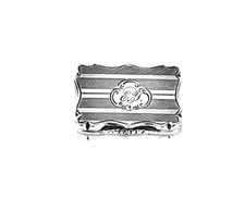 Antique Sterling Silver Vinaigrette - Birmingham 1852 David Petitfer